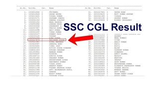 SSC CGL Tier 1 Result 2024  Cut Off Marks Merit List [upl. by Amocat]