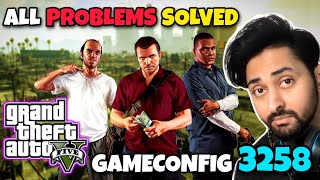 FIXED GTA 5 CRASH PROBLEM SOLVED  GAMECONFIG 3258  GTA 5 MODS 2024  HINDIURDU  THE NOOB [upl. by Donielle]