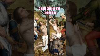 Saints Crispin and Crispinian crispin saintoftheday saint shortsfeed shorts [upl. by Ycrep]