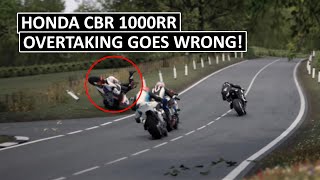 FATAL CRASH Honda CBR 1000RR Overtakes Gone Wrong Extreme Road Racing [upl. by Goss]