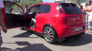 FIAT Punto Abarth Test Scarico 1109 dB Exhaust Sound  Fortitudo Tuning Day 2013 [upl. by Midis575]