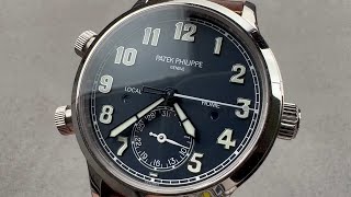 Patek Philippe Calatrava Pilot Travel Time 5524G001 Patek Philippe Watch Review [upl. by Ainotna]