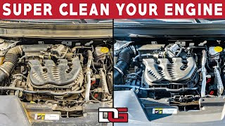 SUPER CLEAN Your Engine Bay  Complete Engine Bay Detailing Tutorial [upl. by Bradwell104]