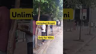 Unlimited బిర్యాని Just for 100rs trending shorts youtubeshorts biryani [upl. by Kelula]