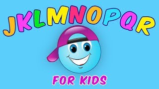 Cartoon Alphabet for kids Learn letters JKLMNOPQR [upl. by Mittel991]