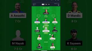 ECS T10 Croatia ZW versus SOS today match dream11 gl prediction ecst10croatia dream11teamtoday ad [upl. by Anstus95]