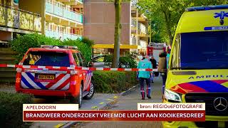 Fietser gewond bij botsing en vreemde lucht aan de Kooikersdreef [upl. by Thorbert]