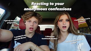 REACTING TO YOUR ANONYMOUS CONFESSIONS [upl. by Orlando85]