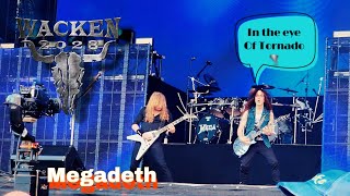 Megadeth  Tornado of Souls  Featuring Marty Friedman  Wacken 2023 [upl. by Anaujik]