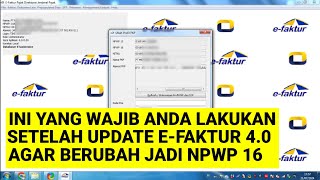 Cara Singkronisasi NPWP 16 digit di Profil PKP pada Aplikasi Efaktur Versi 40 tahun 2024 [upl. by Garett]