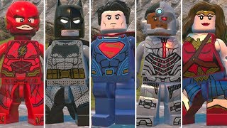 All DC Movie Character Pack DLC Characters in LEGO DC SuperVillains [upl. by Carrelli]