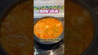 Budae jjigae my home recipe 🍜 viralcooking koreanfood budaejjigae hotpot trendingshorts [upl. by Egroej445]