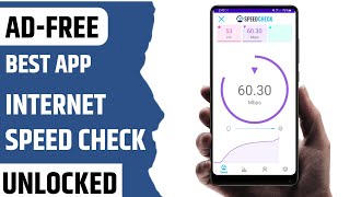 Best Free Simple Internet Speed Check App for Android [upl. by Eirrol]