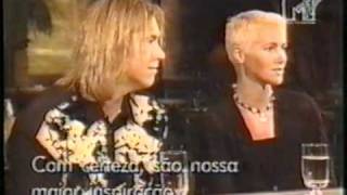 Roxette no Brasil  Entrevista Top 20 MTV 0395 PART11 [upl. by Lanfri854]