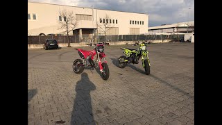 Sparo Ktm sx 125 vs Cr 125 [upl. by Akeimat283]