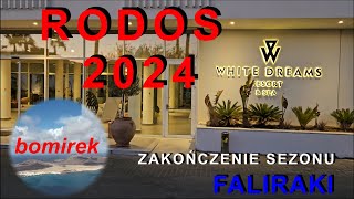 331 Rodos 2024  White Dreams Resort amp Spa  koniec sezonu w Faliraki z agatabodkuchni [upl. by Ibbison523]