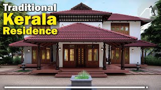 KERALA TRADITIONAL HOUSE  traditional homes  Interior designs  Kerala architecture [upl. by Ahgem]