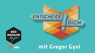 Entscheide dich mit Gregor Gysi  Politikedition  NEO MAGAZIN ROYALE mit Jan Böhmermann  ZDFneo [upl. by Regor]