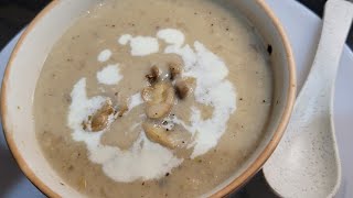 MUSHROOM SOUP RECIPE How to make Quick and easy mushroom soup [upl. by Sirrah]