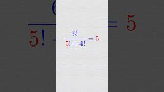 Un factorial sobre la suma de factoriales [upl. by Crandale736]