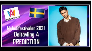 Melodifestivalen 2021  PREDICTION  Deltävling 4  Top 7  With Comments [upl. by Annaya]