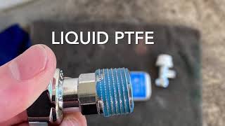 How to use liquid PTFE DIY Radiator plumbing tip… Use the awesome liquid PTFE [upl. by Schlosser172]