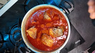 THE BEST NIGERIAN TILAPIA FISH STEW  How to make the best Fish Stew [upl. by Ainomar]