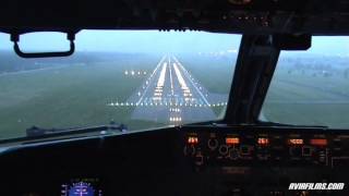 Boeing 737 cockpit landing [upl. by Declan]