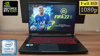 FIFA 22 PC Gameplay i5 9300H amp RTX 2060 [upl. by Yenwat]