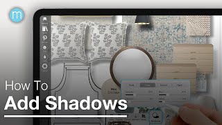 How to Add Shadows to Your Design Boards in Morpholio Board Interior Design  Decor iPad Tutorial [upl. by Tereb]