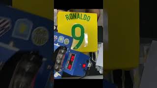 Brazil retro 1998 jersey World Cup home  9 RONALDO football footballjersey jersey soccer [upl. by Assyli301]