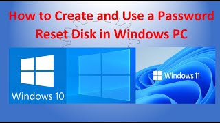 Windows 10 Password Reset Disk [upl. by Caughey219]