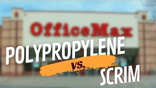 Polypropylene Vs Scrim [upl. by Retla]