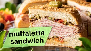 How to Make a Muffaletta Sandwich [upl. by Zealand]