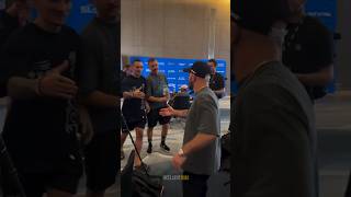 Max Holloway runs into Alexander Volkanovski ahead of UFC 308 [upl. by Nivets]