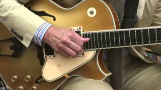 John Pizzarelli  quotHow High the Moonquot solo at the Fretboard Journal [upl. by Werner]