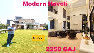 Modern Haveli House Design  Exterior Design of Modern Houses  2000 Sq yard House Design [upl. by Heyde21]