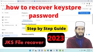 how to recover keystore password Lost keystore file  how to make pem file for keystore 2024 Bangla [upl. by Ahtnahc]