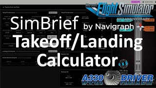 HUGE ANNOUNCEMENT from NavigraphSimbrief TAKEOFF amp LANDING Performance Calculator in development [upl. by Serle490]