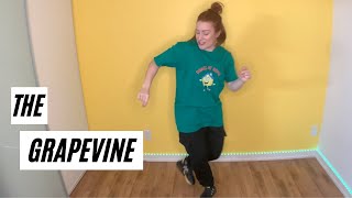 The GRAPEVINE  Minute Moves  Move Tutorial  How To Dance  Groove Basics  Dance At Home [upl. by Kcirrek]