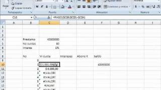 TABLAS DE AMORTIZACION [upl. by Reniar267]