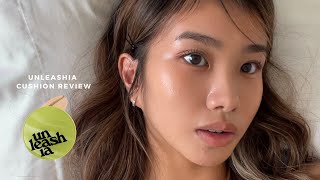 unleashia cushion review on tan skin [upl. by Nodnas]