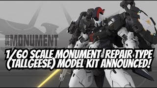 Nilson Works 160 Scale Monument Repair Type Tallgeese Model Kit Announcement [upl. by Barbabas990]