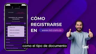 Cómo registrarse en Loti 🧐 [upl. by Ecirtemed]