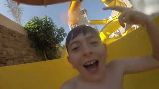 Thomas enjoying the water slides at Sensatori coral sea travel sensatori egypt [upl. by Sumerlin80]