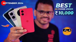 TOP 5 Best 5G Phones Under 10000 in SEPTEMBER 2024 l Best Mobile Under 10000 [upl. by Janiuszck]