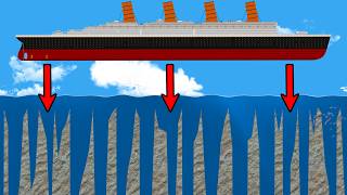 Ship PM Goliath VS Sharp Reefs ◉ Floating Sandbox [upl. by Sissie]