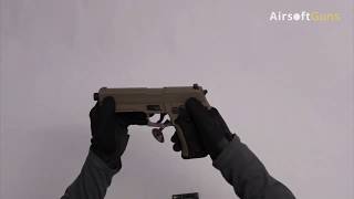 SIG P226 AEP Cyma CM122 airsoft recenze review unboxing test [upl. by Giffer395]