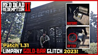 Red dead redemption 2 UNCUT Limpany GOLD BAR GLITCH 2023 PATCH 131 [upl. by Alcot]