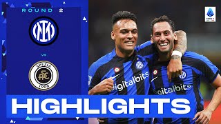 InterSpezia 30  Inter win on San Siro debut Goals amp Highlights  Serie A 202223 [upl. by Krueger]